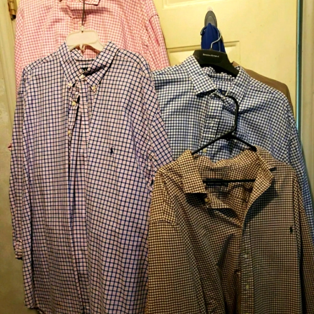 4 3XB Ralph Lauren Polo oxfords new and like new